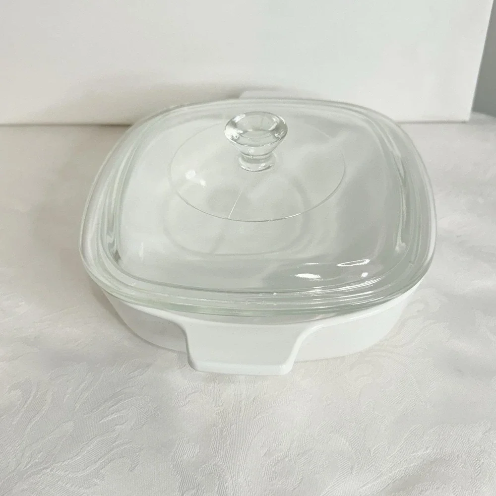 Vintage Rare Corning Ware P-1-B  Blue Cornflower 1 Qt Casserole Dish With Lid‎